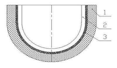 Method for manufacturing composite material of metal/ceramic layer structure