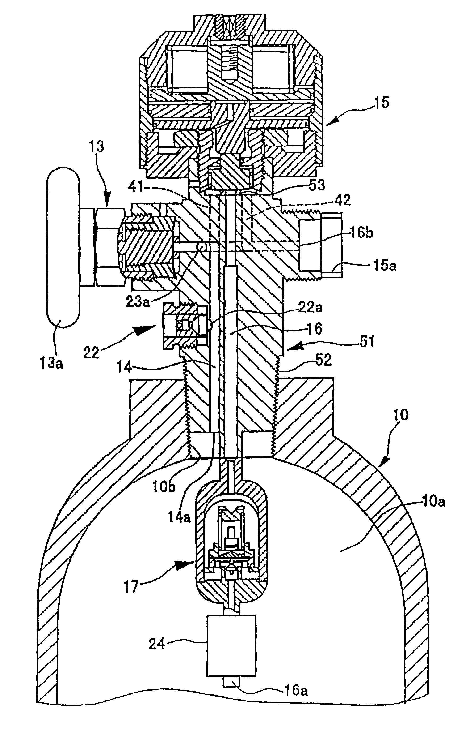 Container valve