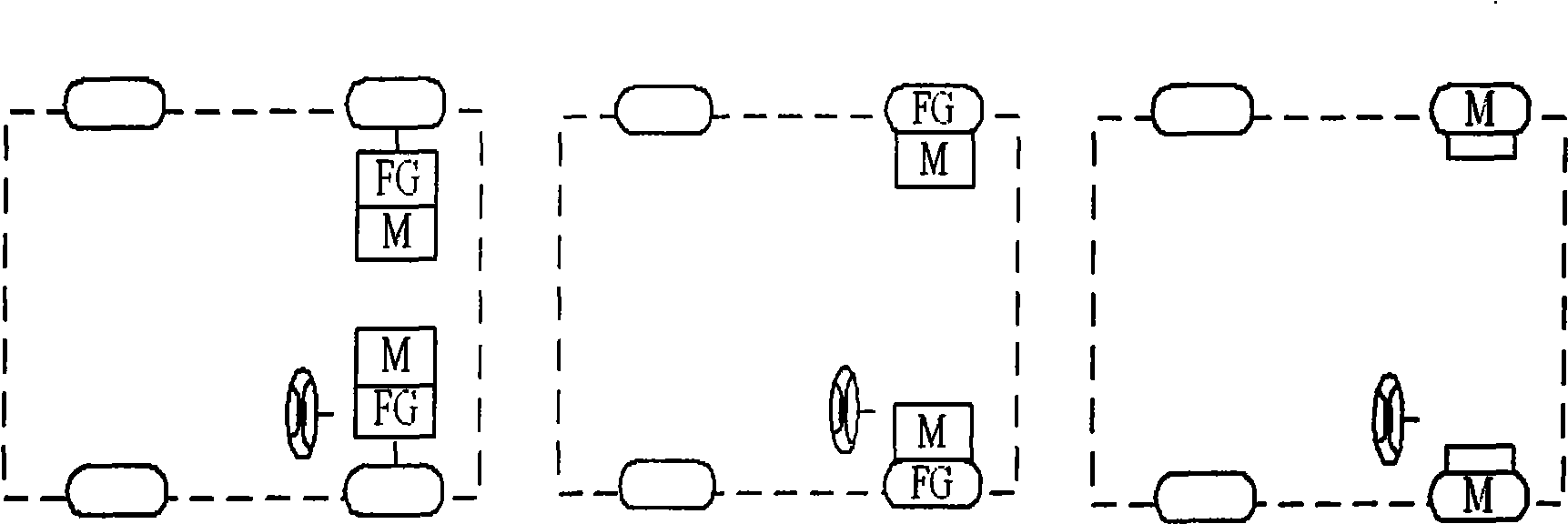 Double-motor skidproof differential drive axle of electric automobile