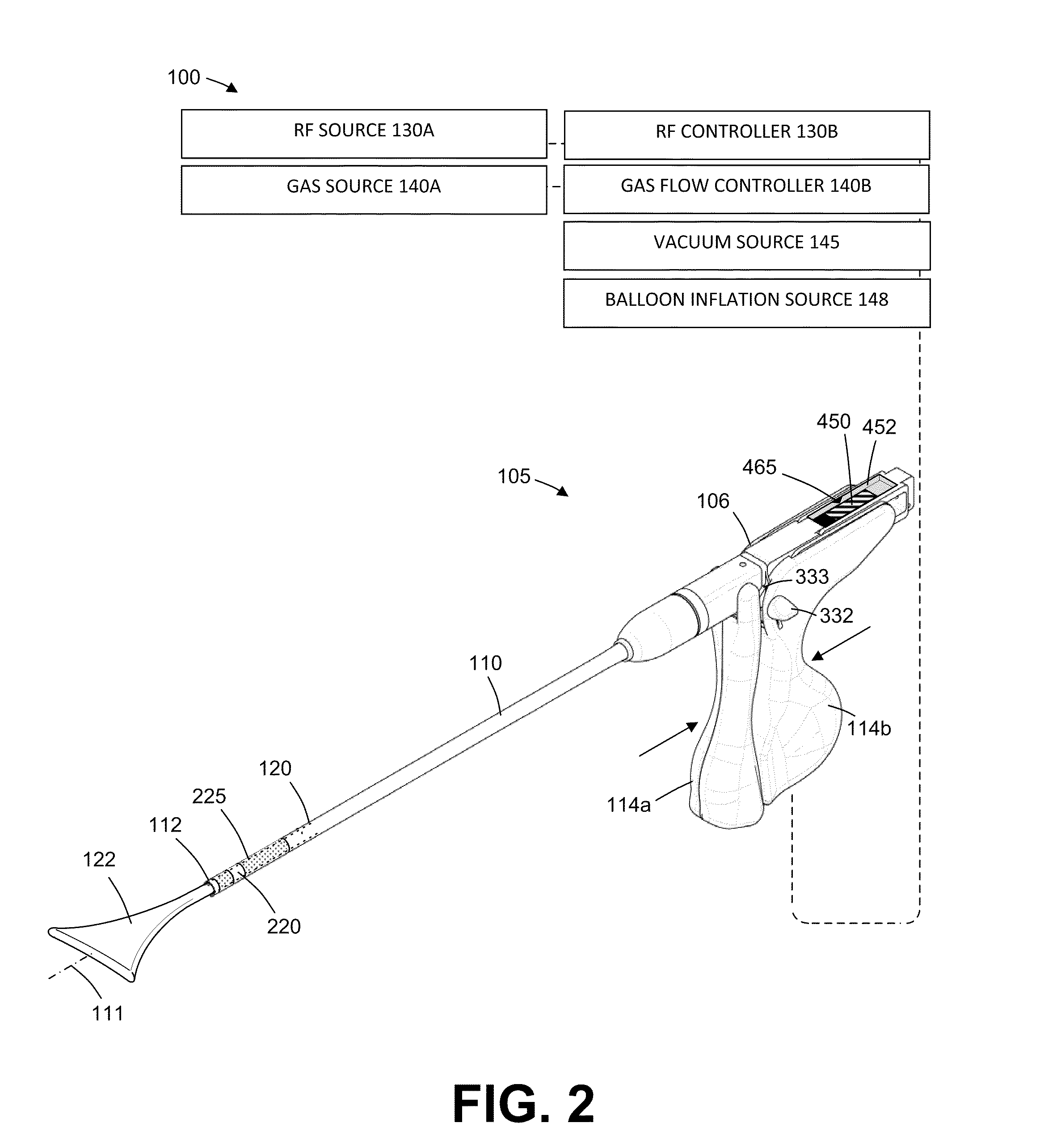 Methods and systems for endometrial ablation utilizing radio frequency