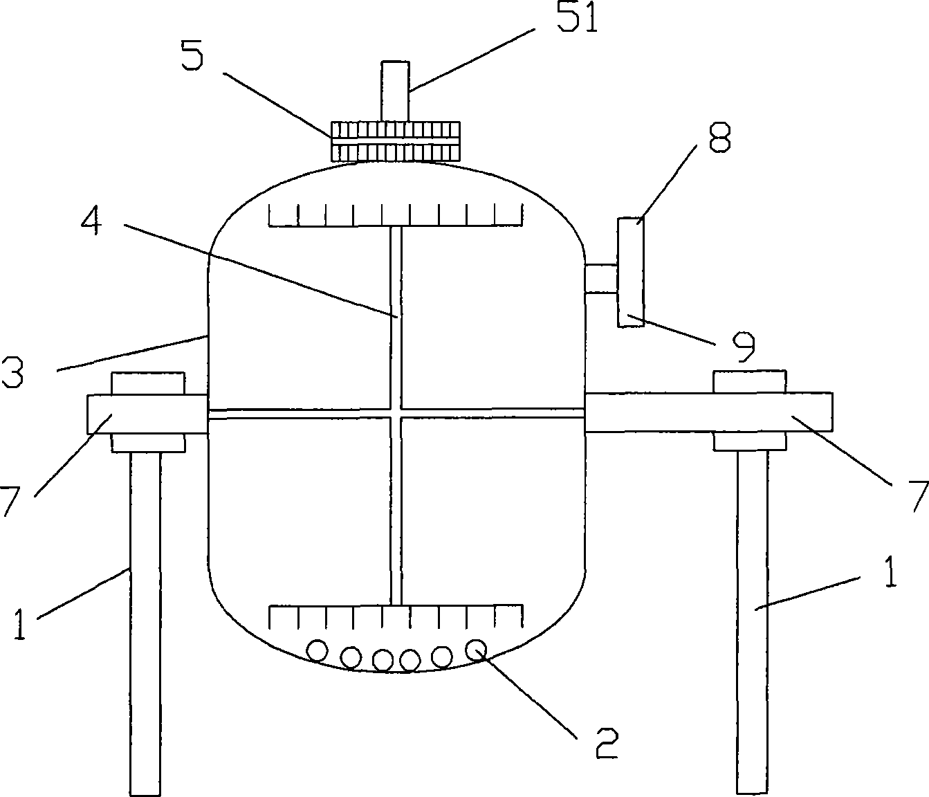 Low-sulfate radical sulfamate concentrated liquid preparation method and device thereof