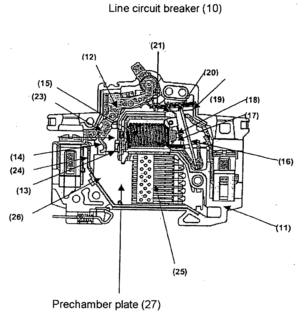 Radiation-crosslinked thermoplastics in an electrical installation switching device