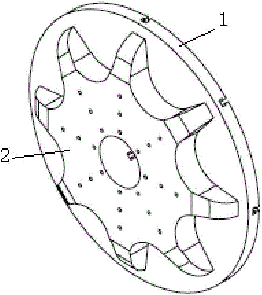 General change-over vibration test clamp for dynamoelectric vibrator