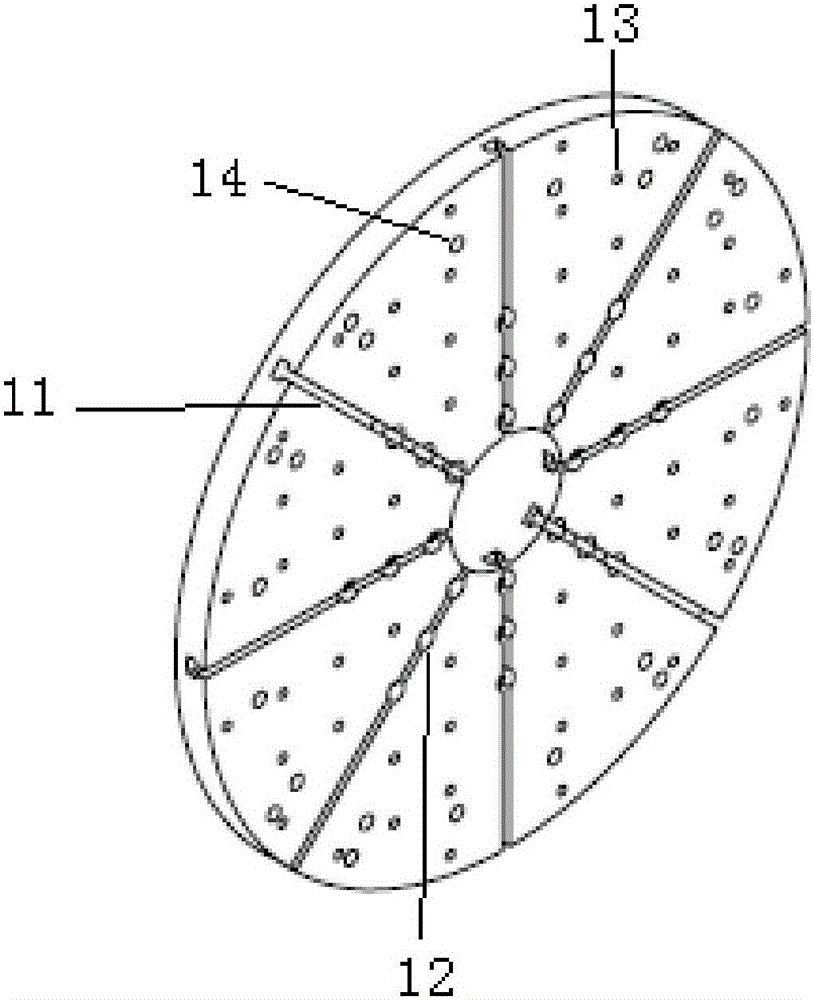 General change-over vibration test clamp for dynamoelectric vibrator