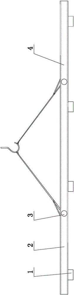 Aluminum electrolytic multifunctional crane end beam combination hoisting special tooling fixture