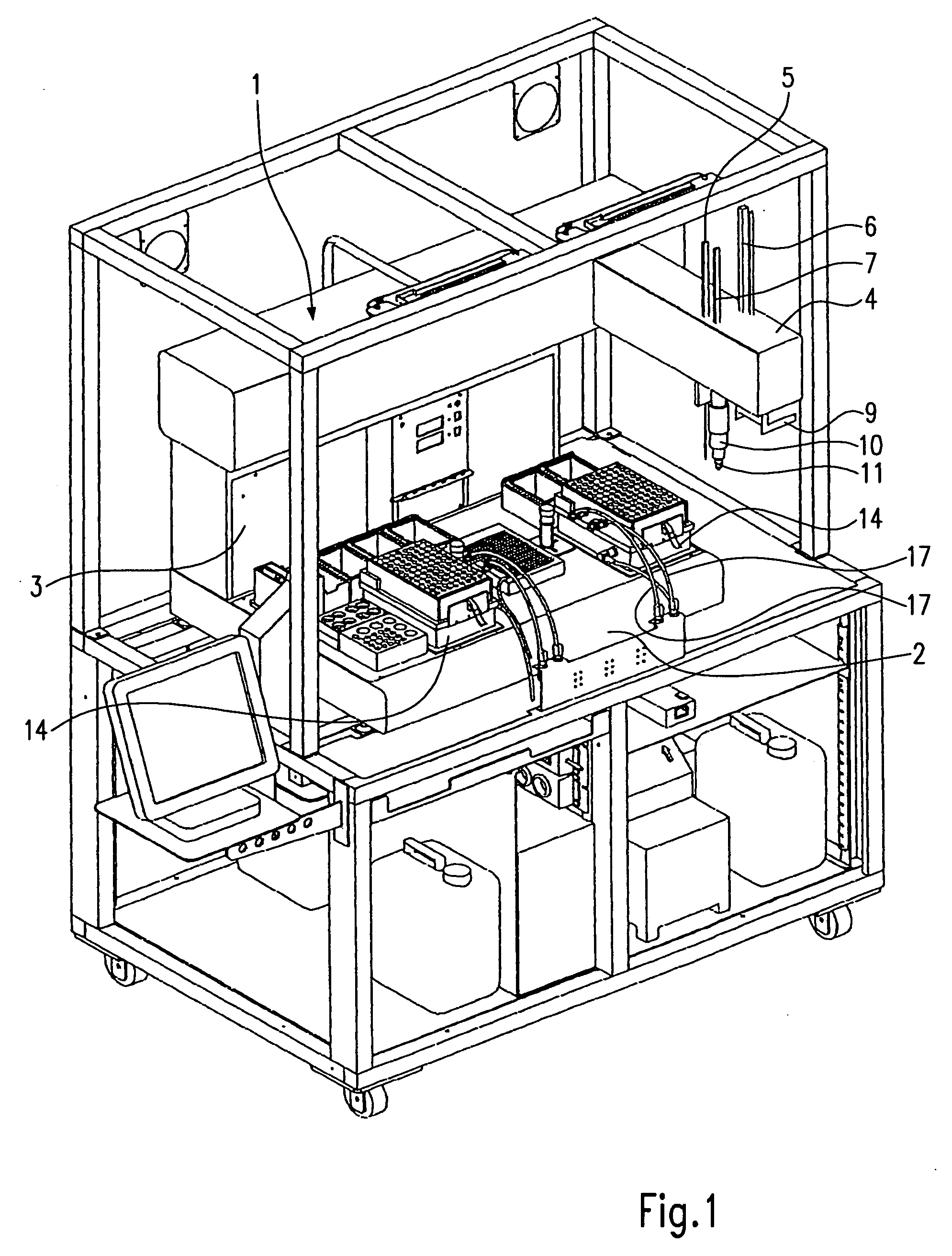 Device for the automatic opening and closing of reaction vessels