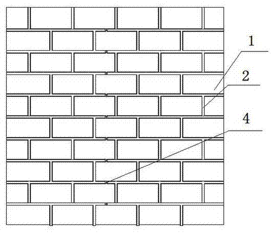 Plastic mold for fixing tiles on surface of precast concrete unit