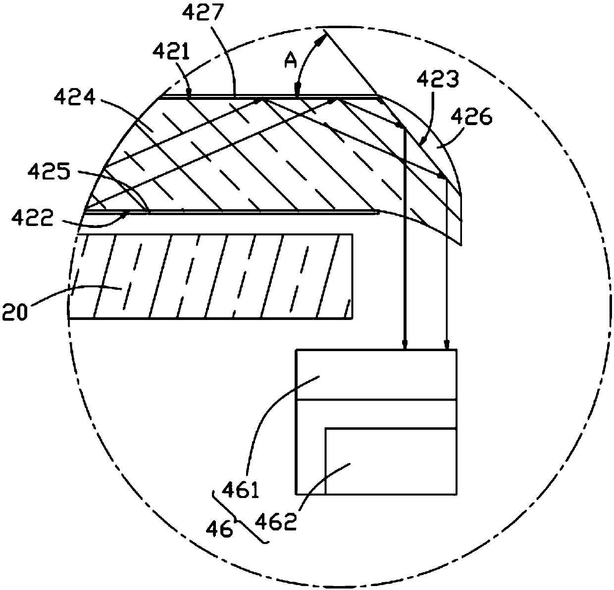 Fingerprint recognition component, display device and electronic device