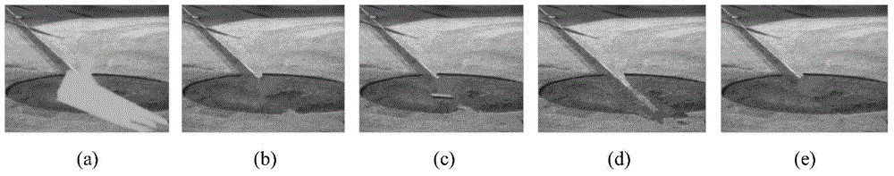 Image inpainting method based on isoluxline