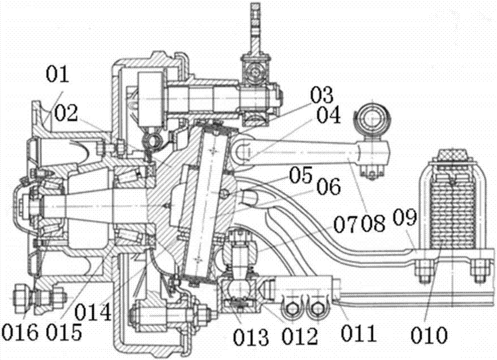 Double-way thrust rolling bearing