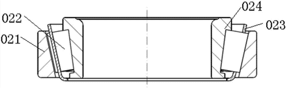 Double-way thrust rolling bearing