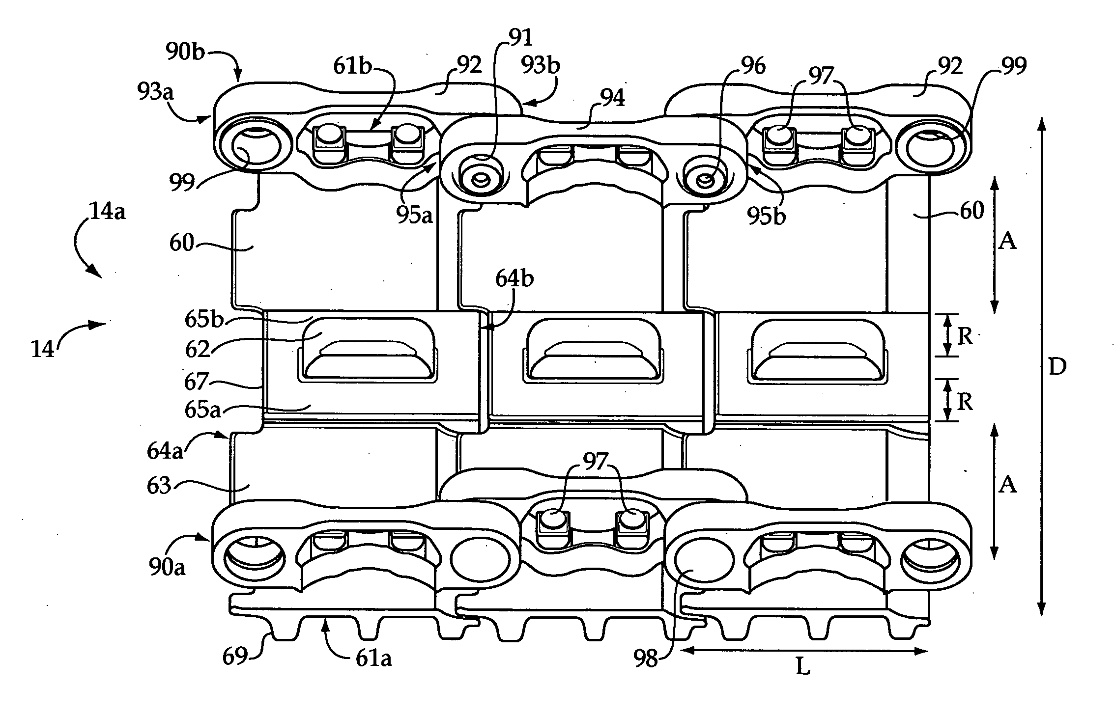 Machine track system and machine track segment