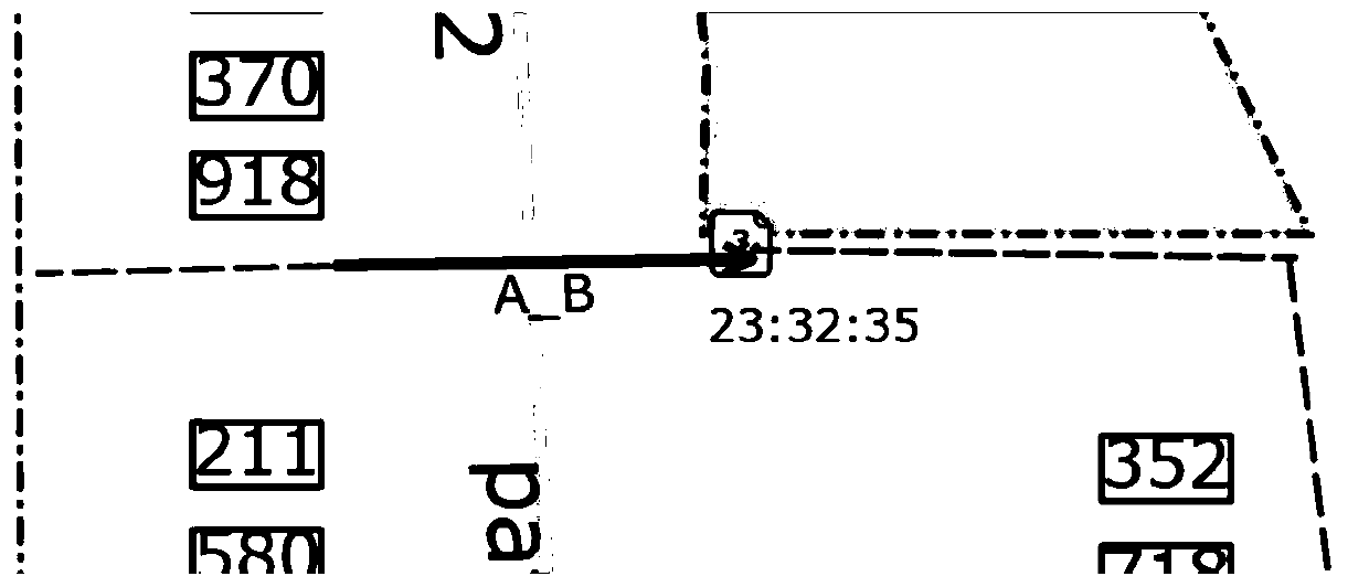 Underground garage parking space positioning and navigation method based on mixed beacon flow