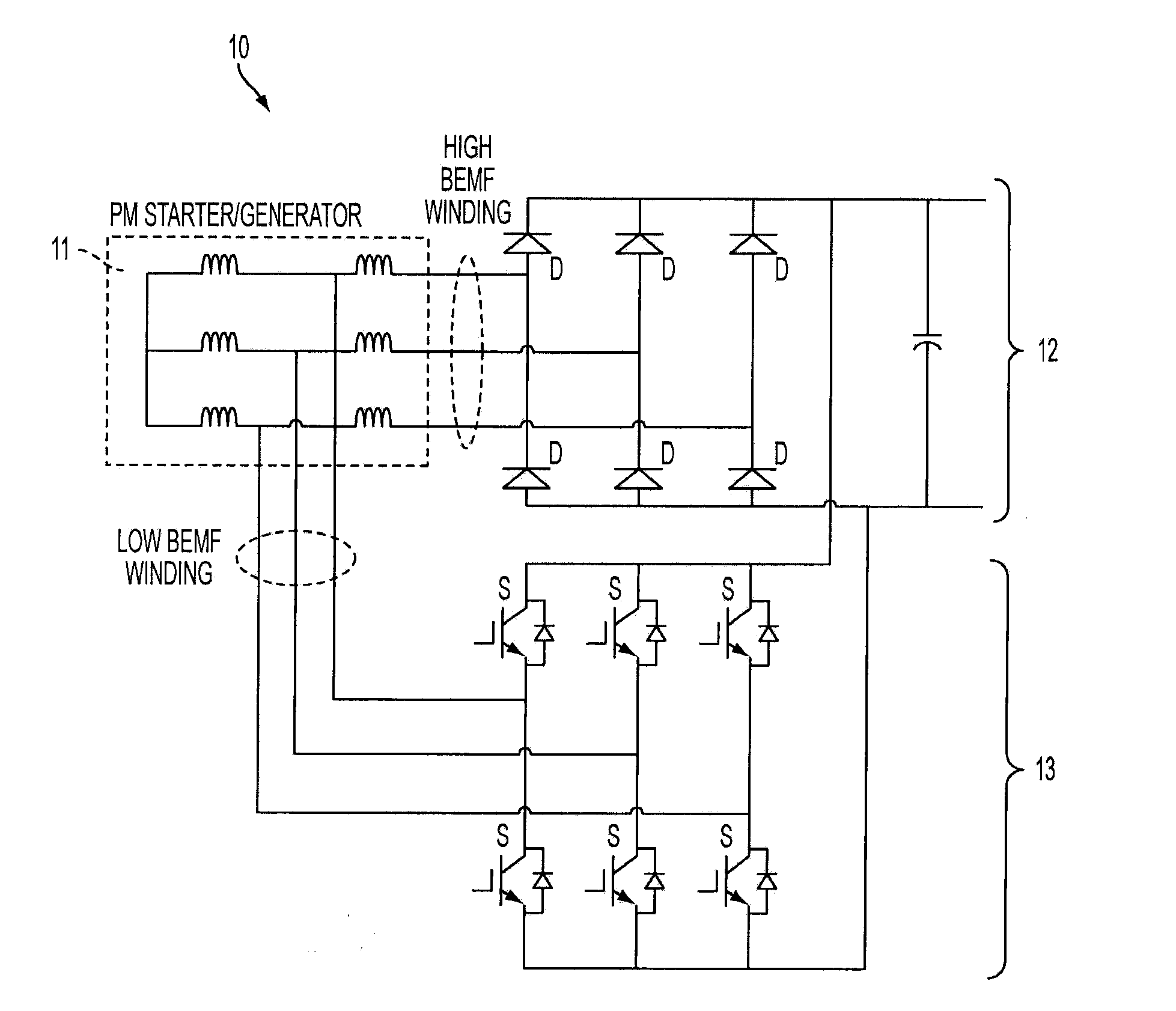 High voltage DC power generation