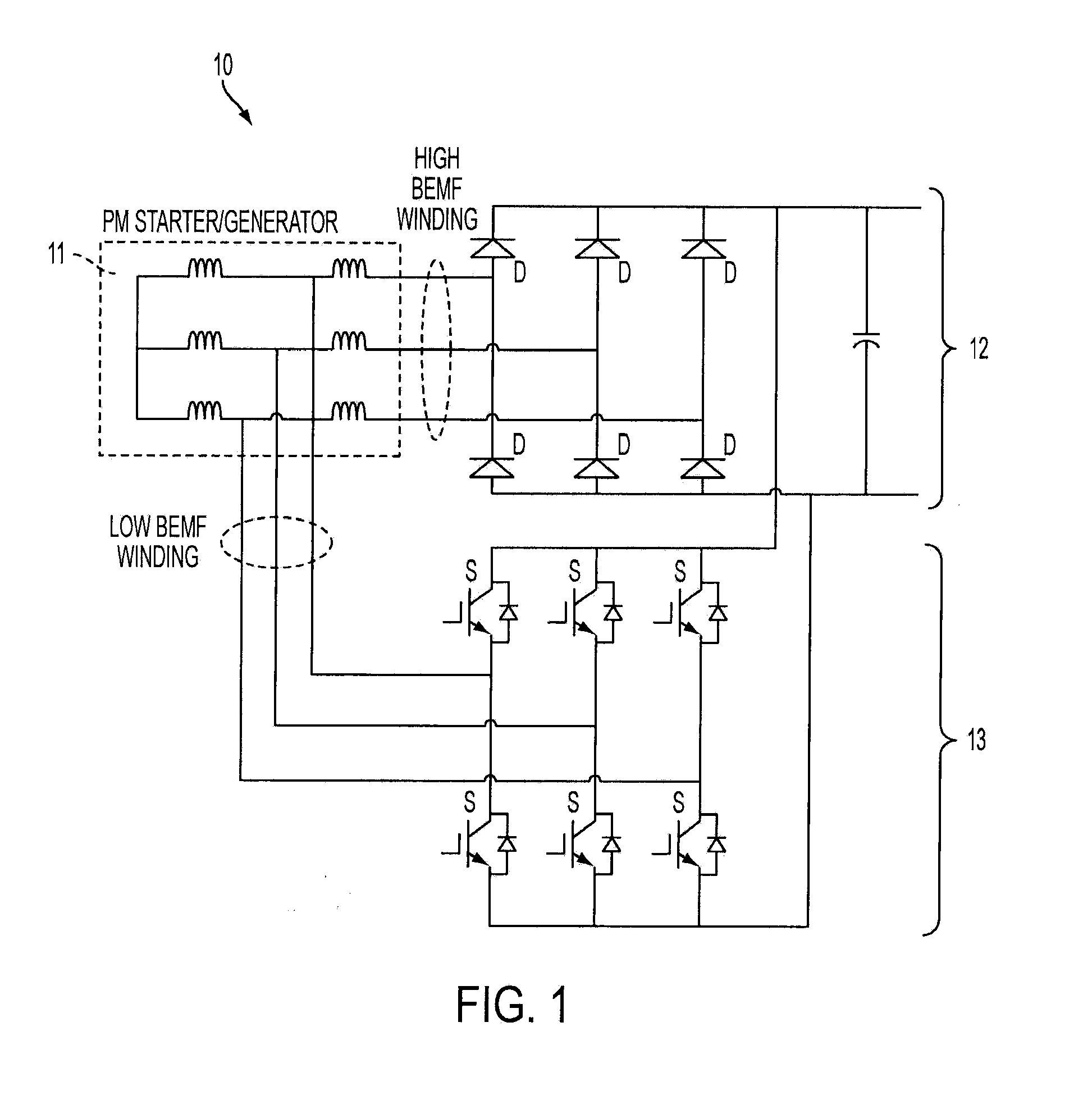 High voltage DC power generation