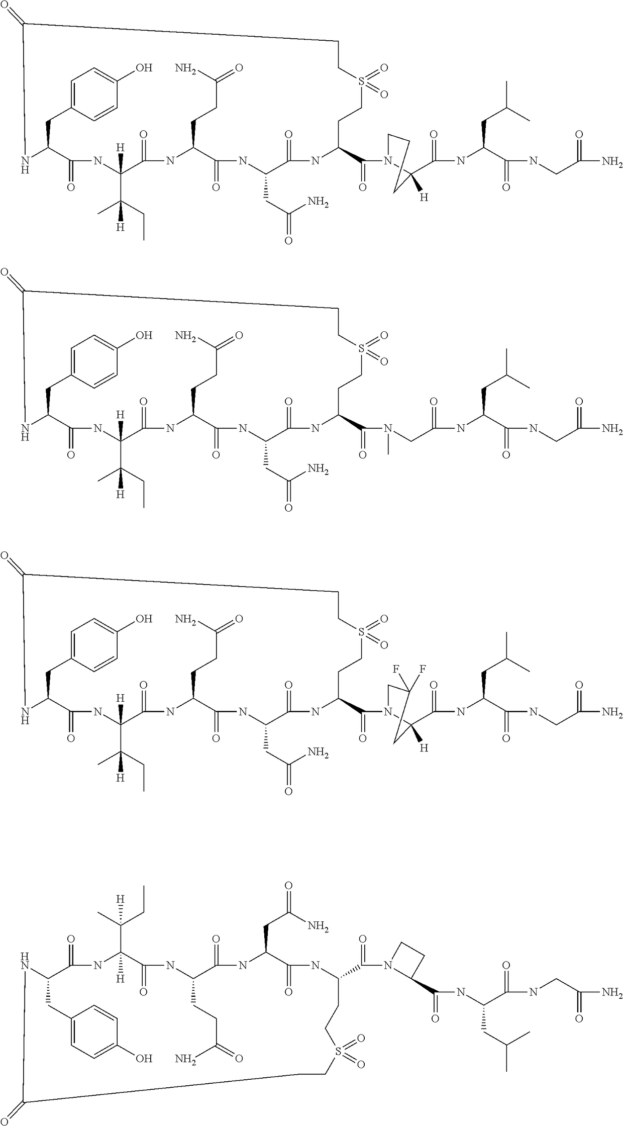 Peptides as oxytocin agonists