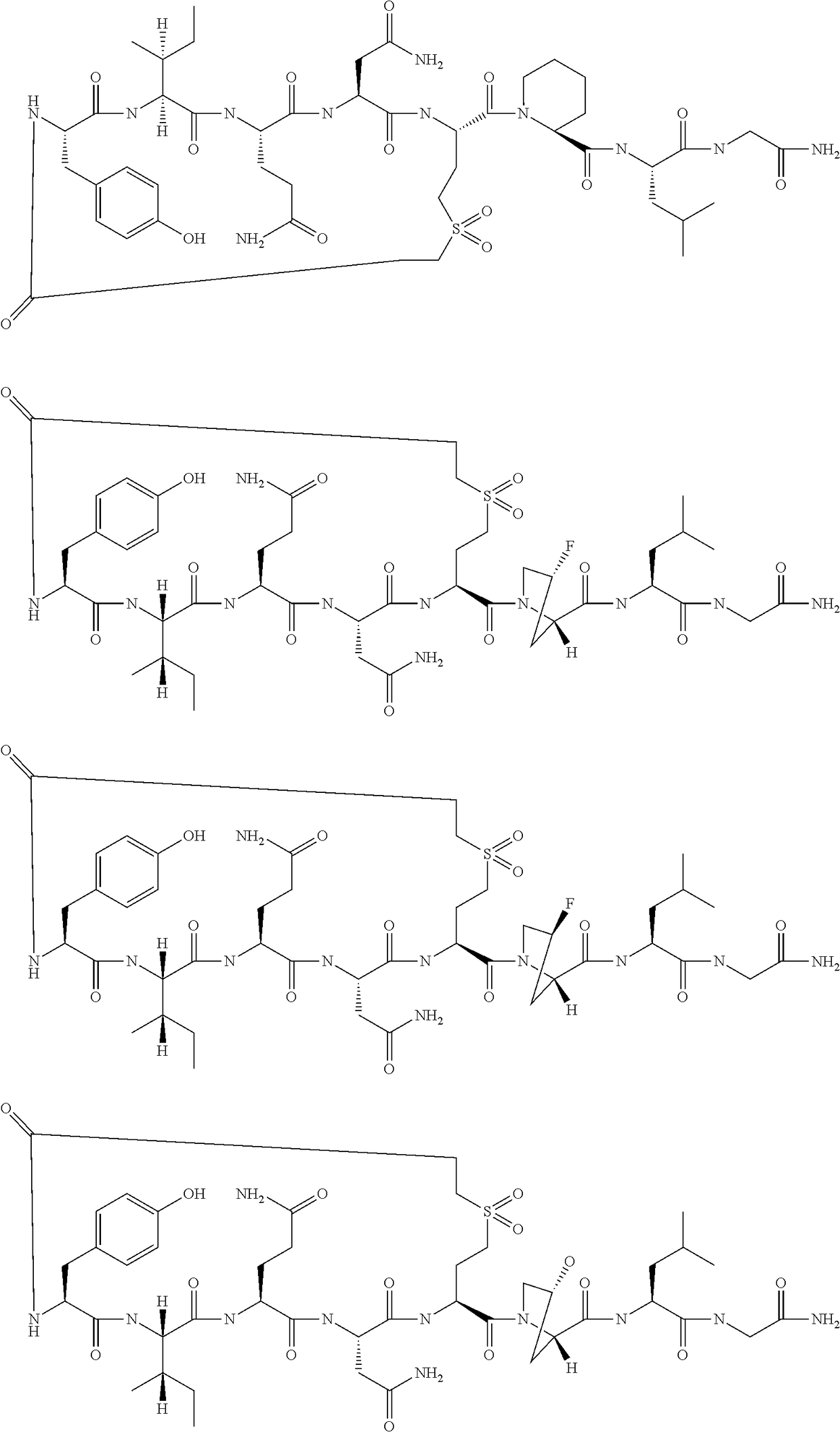 Peptides as oxytocin agonists