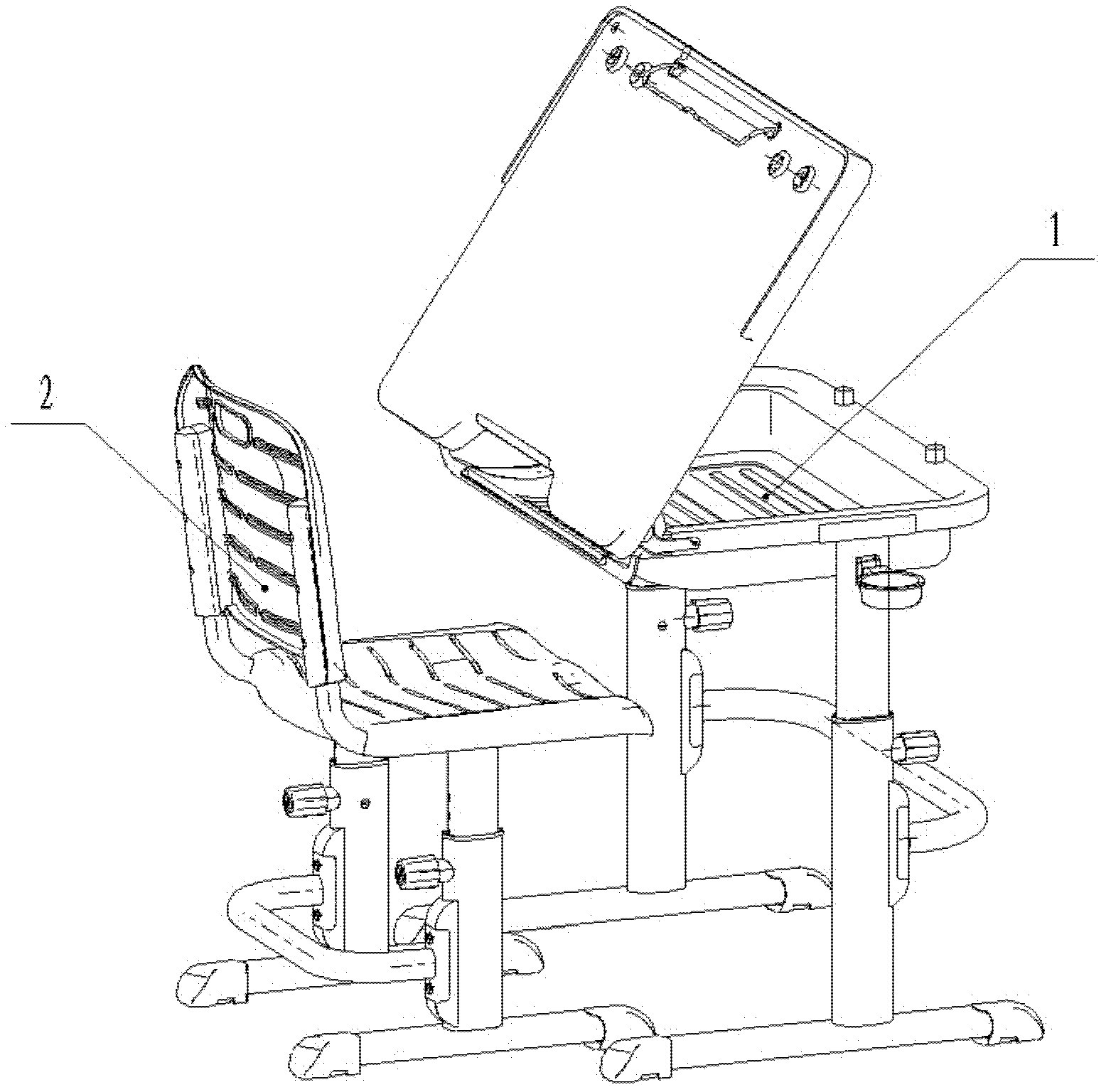 Multifunctional study desk and chair