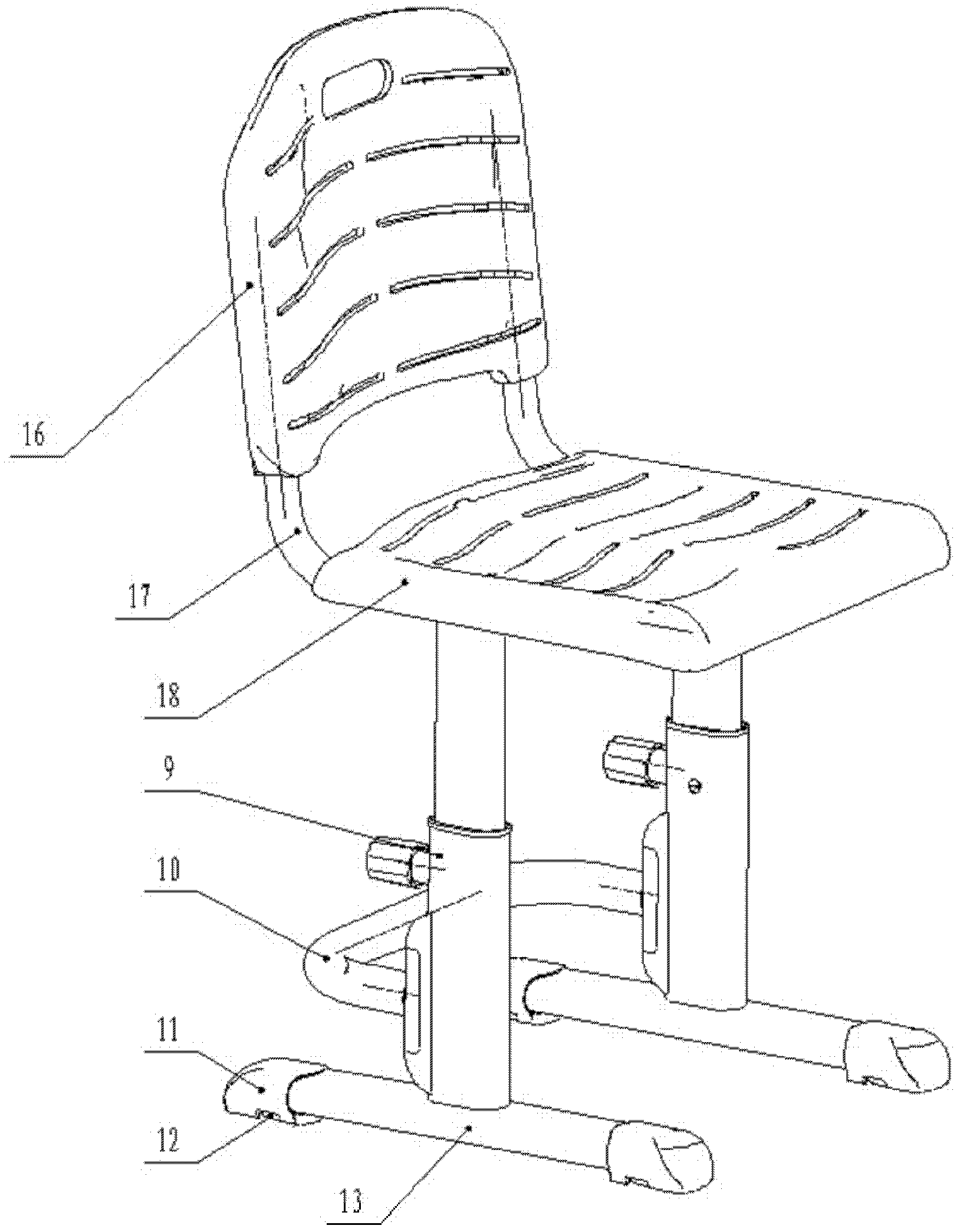 Multifunctional study desk and chair