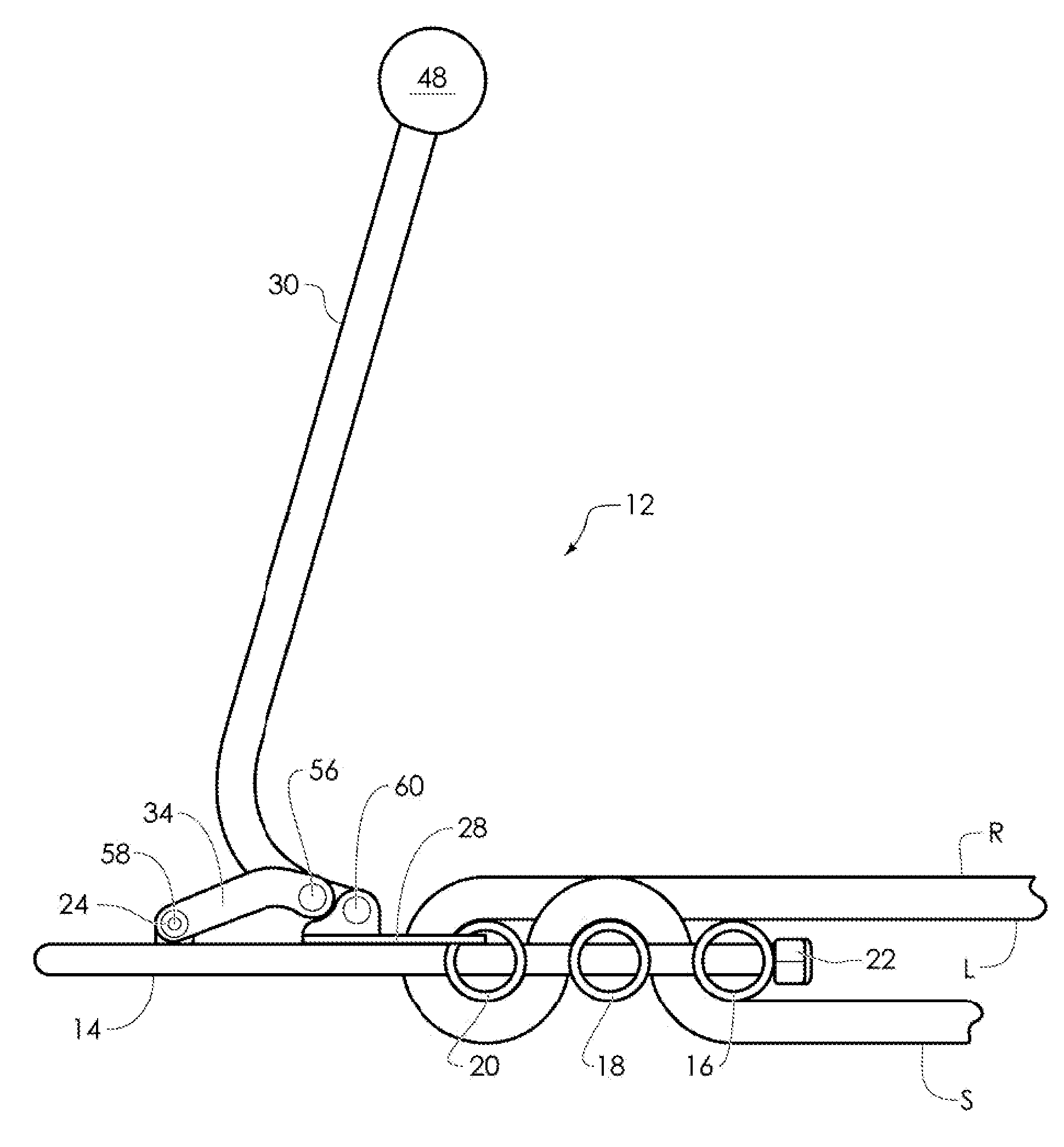 Safety lowering device