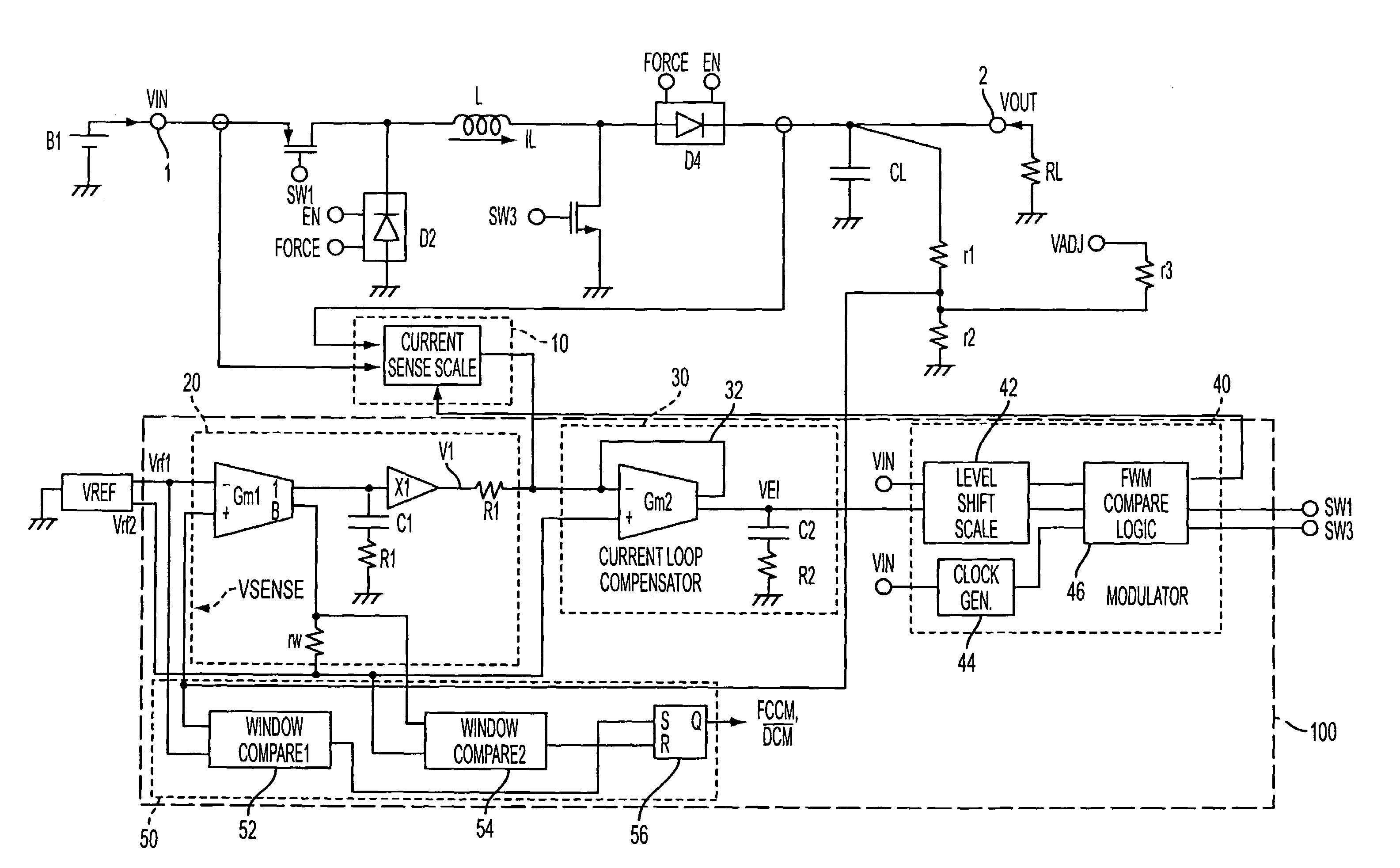 Buck-boost switching regulator