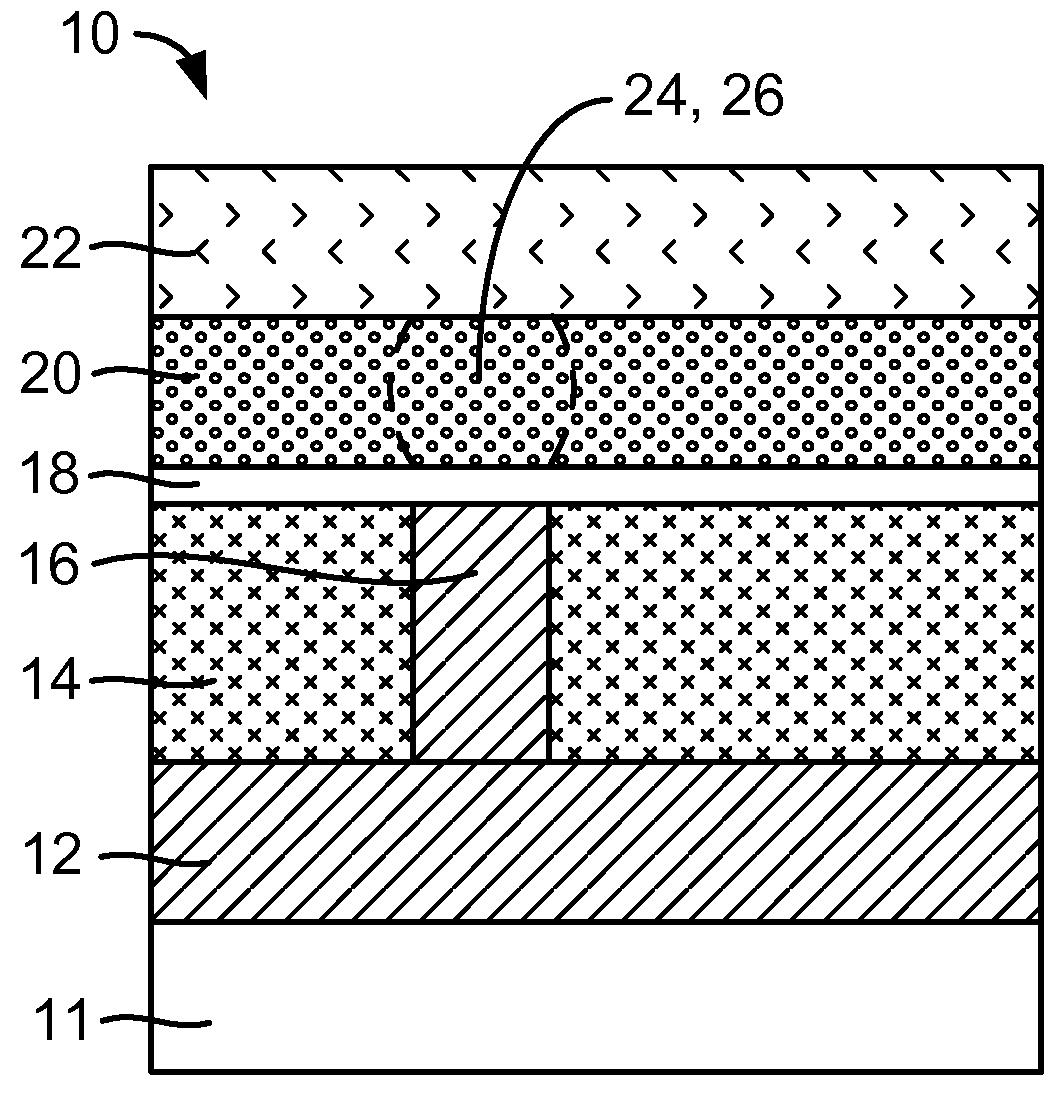 Resistive memory structure with buffer layer