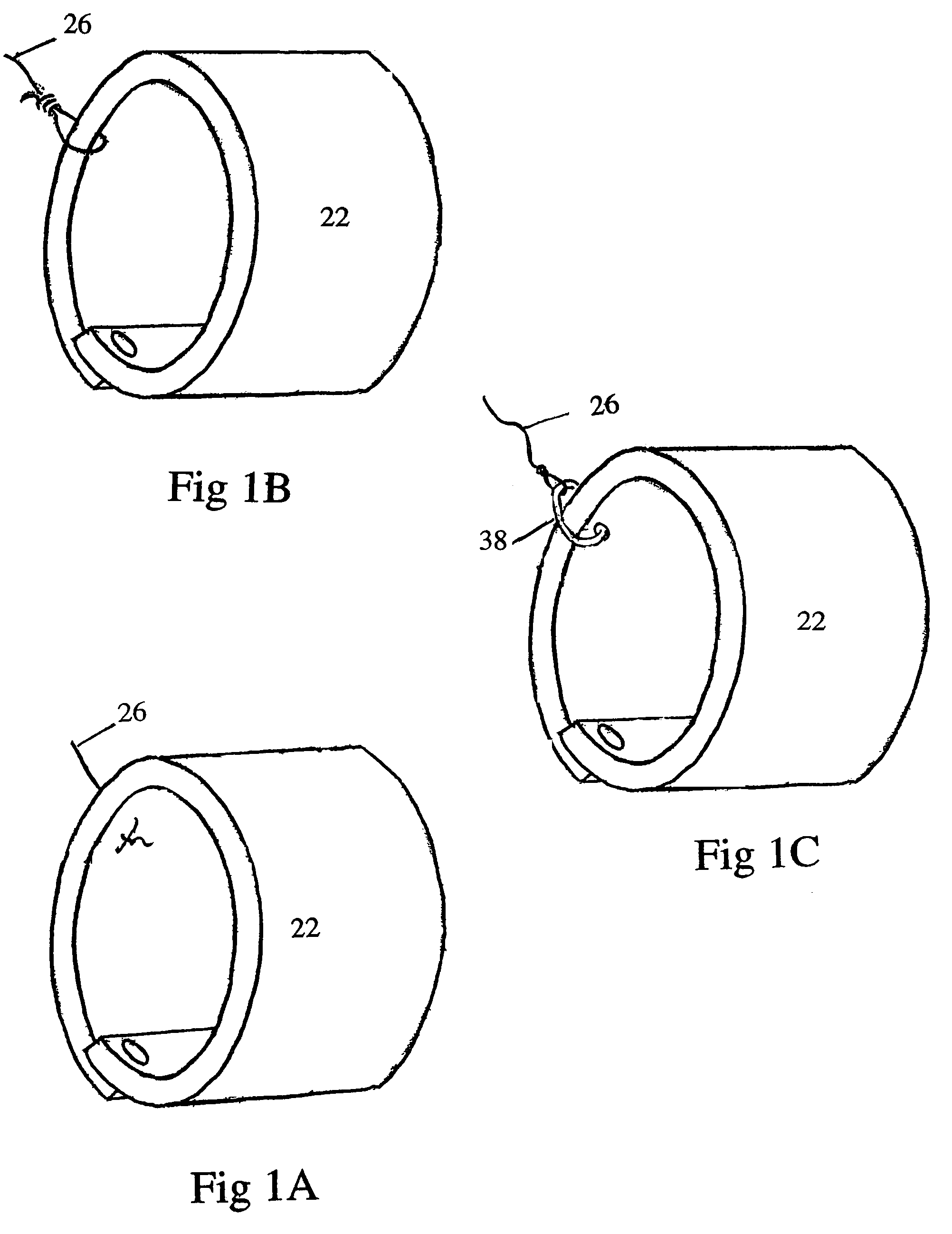 Writing instrument holding and retaining device