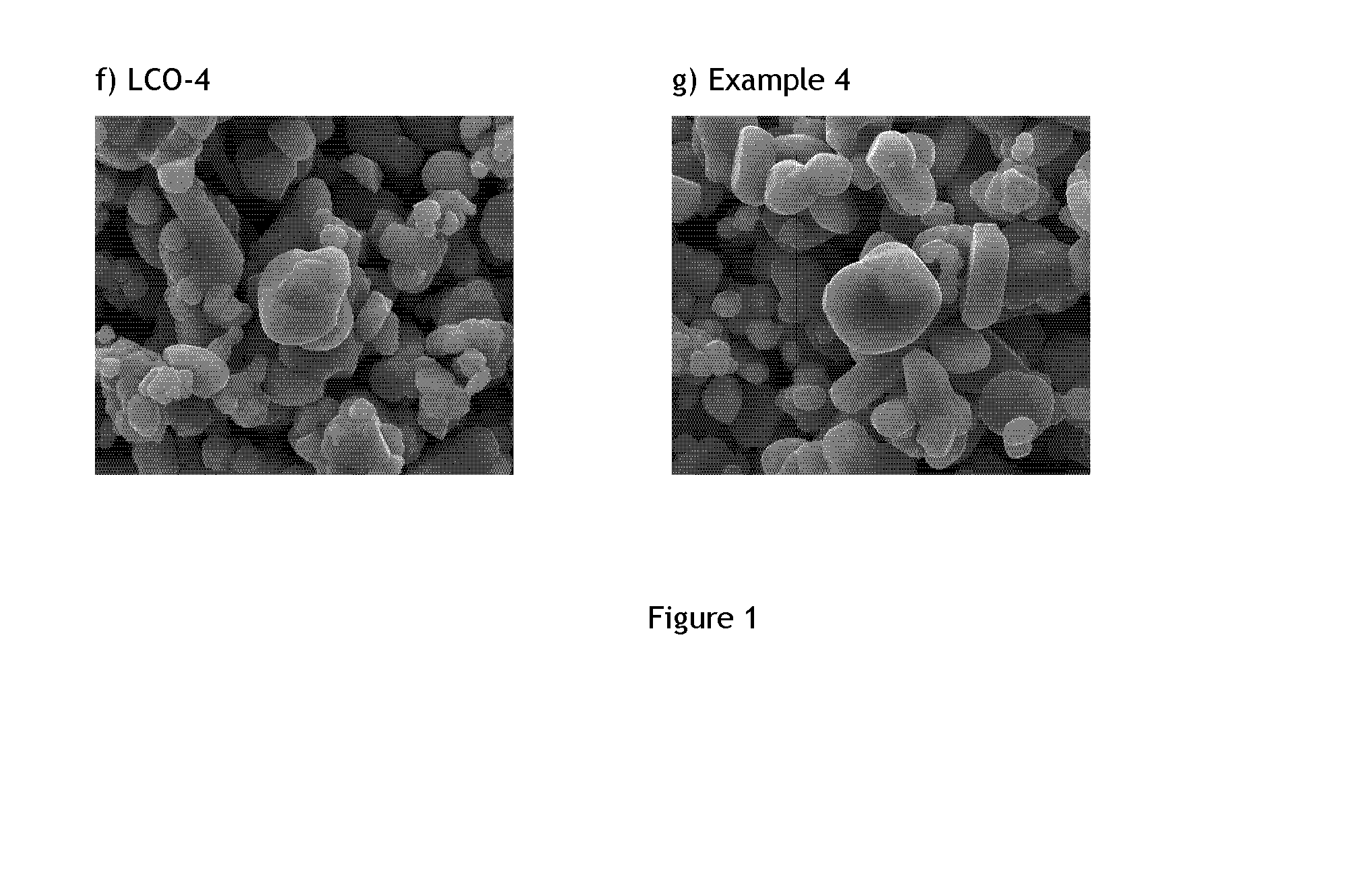 Lithium Metal Oxide Particles Coated with a Mixture of the Elements of the Core Material and One or More Metal Oxides