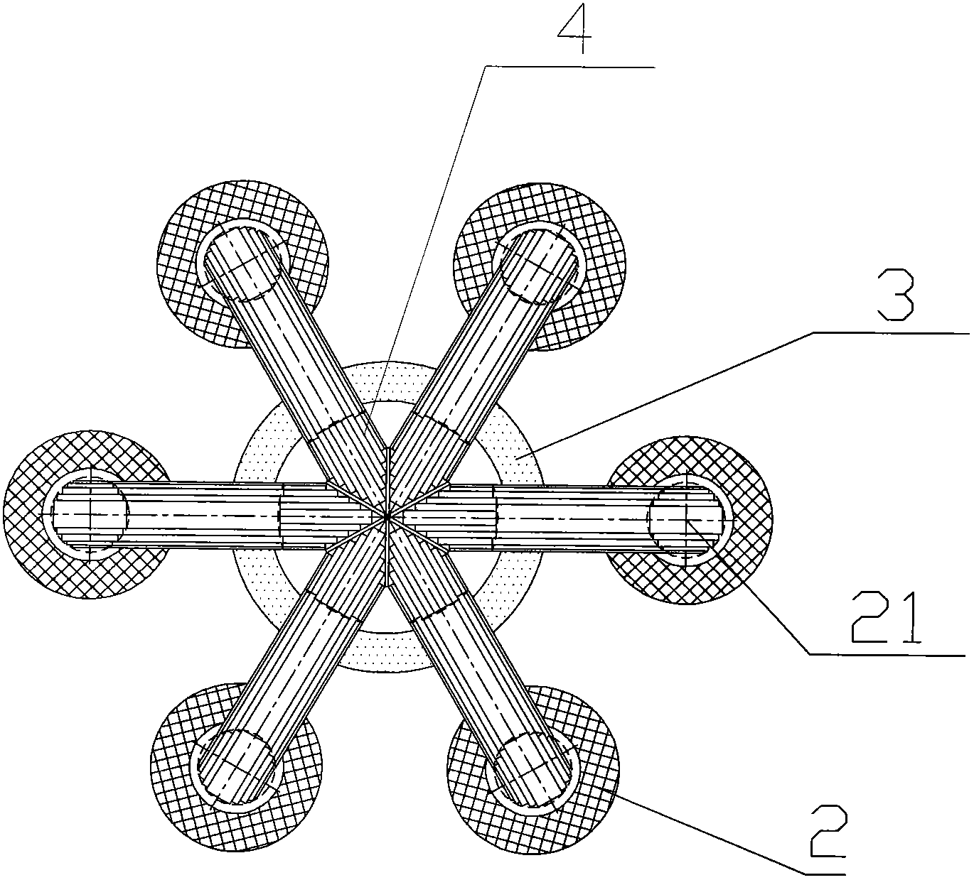 Novel structure of high-voltage superconducting current limiter