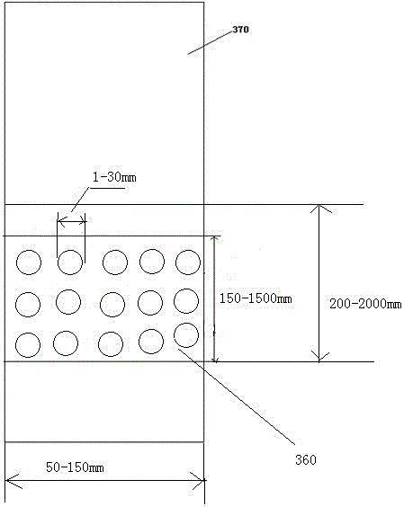 Self-dedusting type system for producing synthetic gas through pyrolysis and cracking of coal