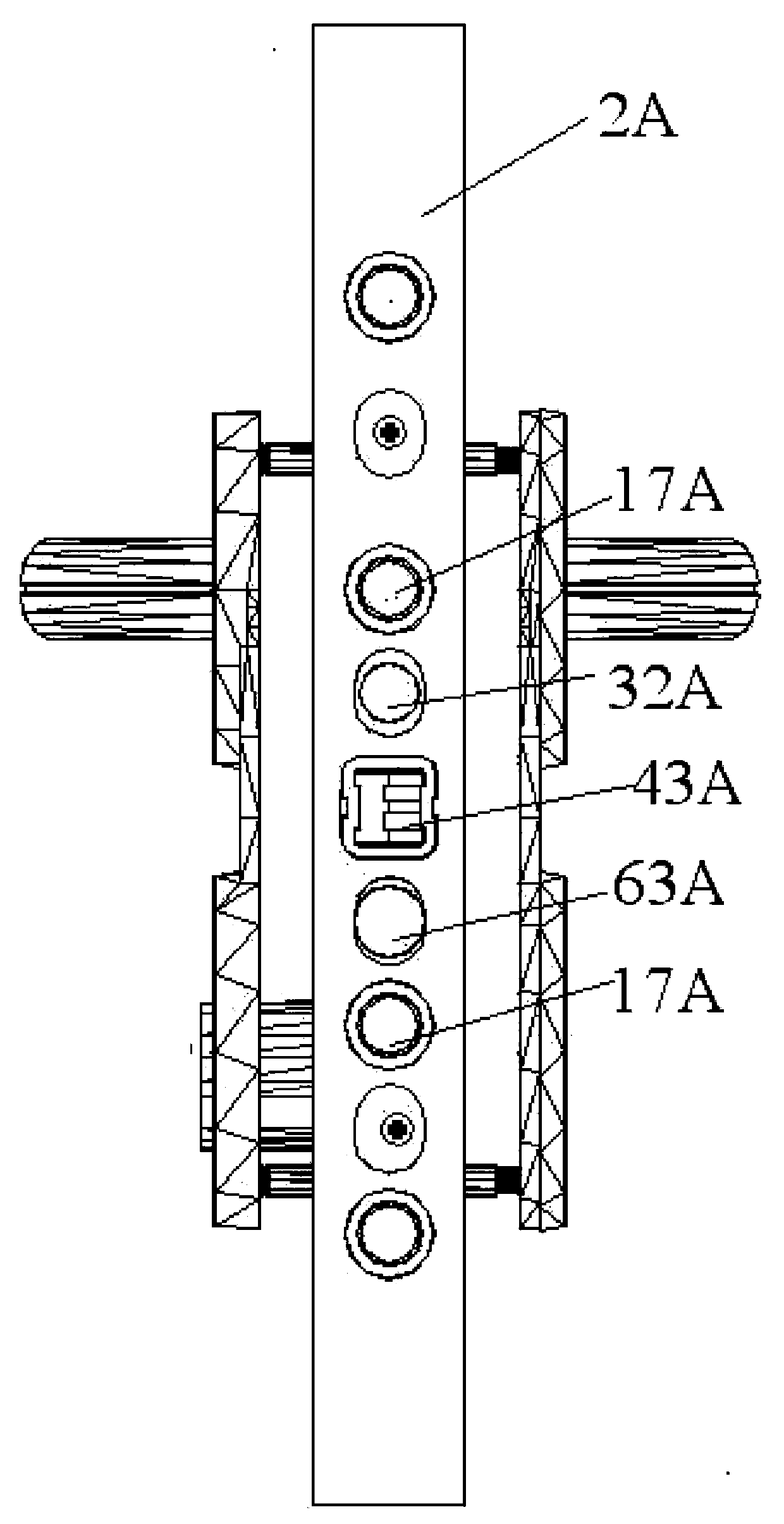 Multifunctional double-lock-body antitheft door lock