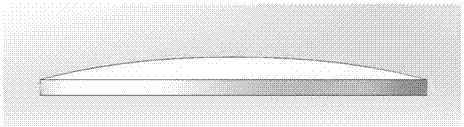 Lens for increasing beam propagation scattering convergence angle and manufacturing method thereof