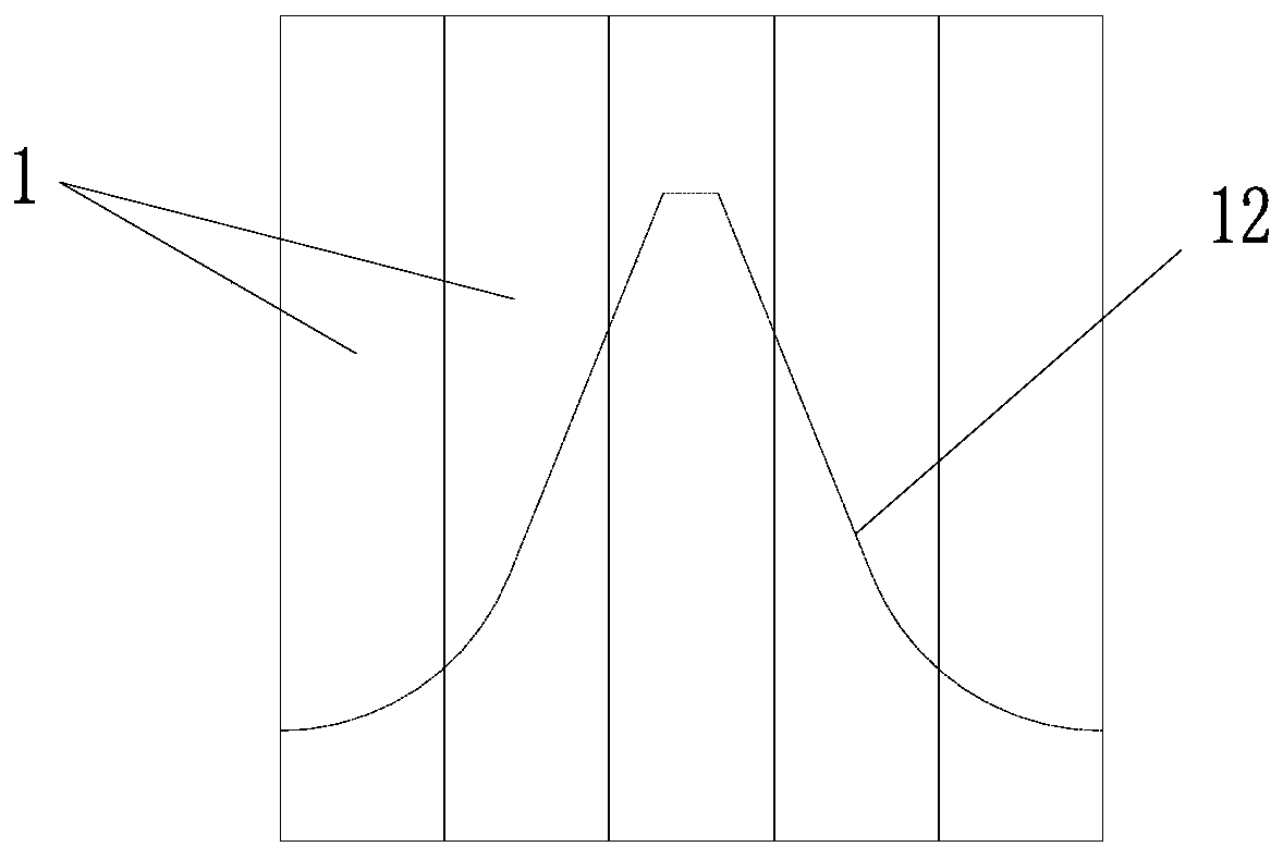 Modular molding method of deflector