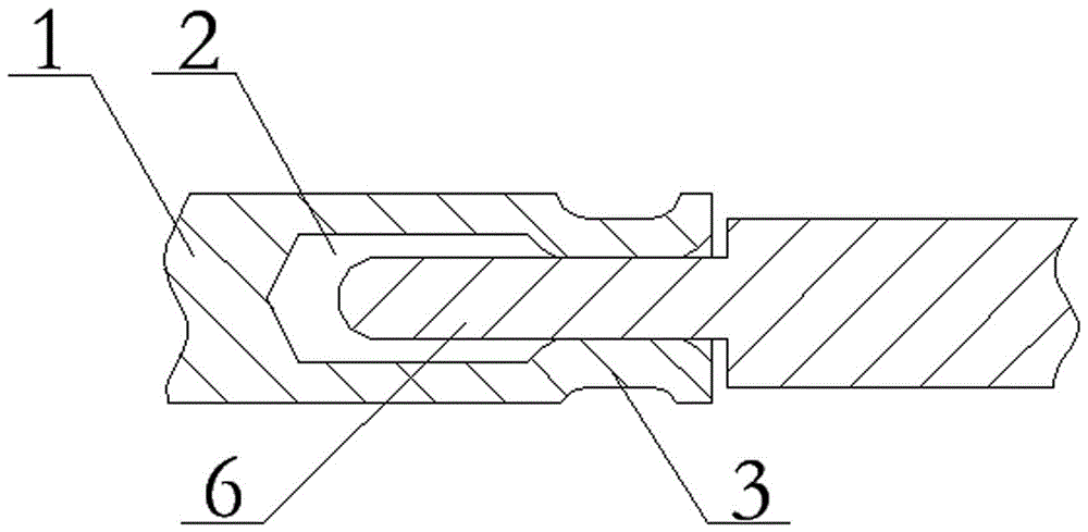 A high-frequency connector jack and its processing method