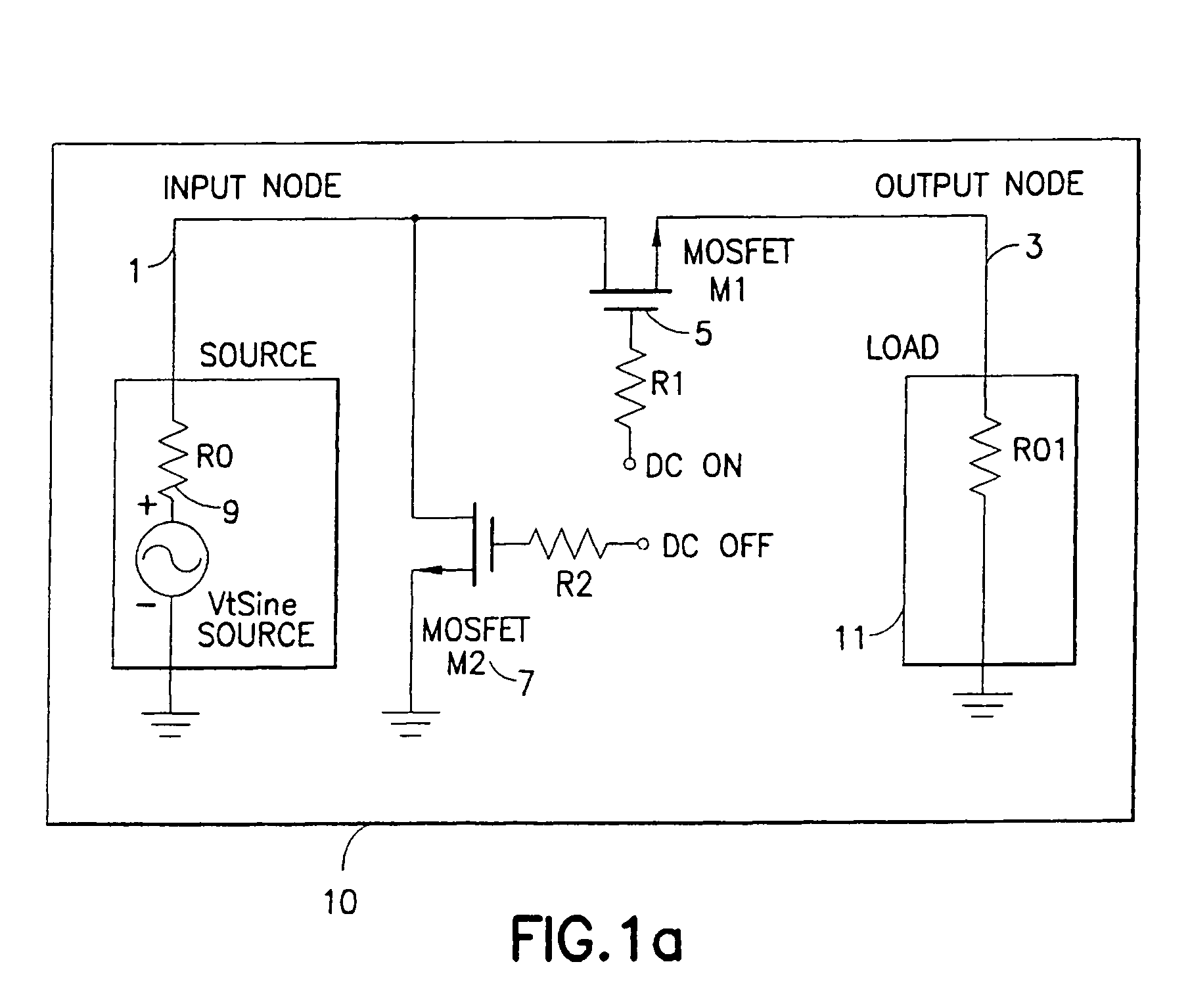 Switch circuit and method of switching radio frequency signals