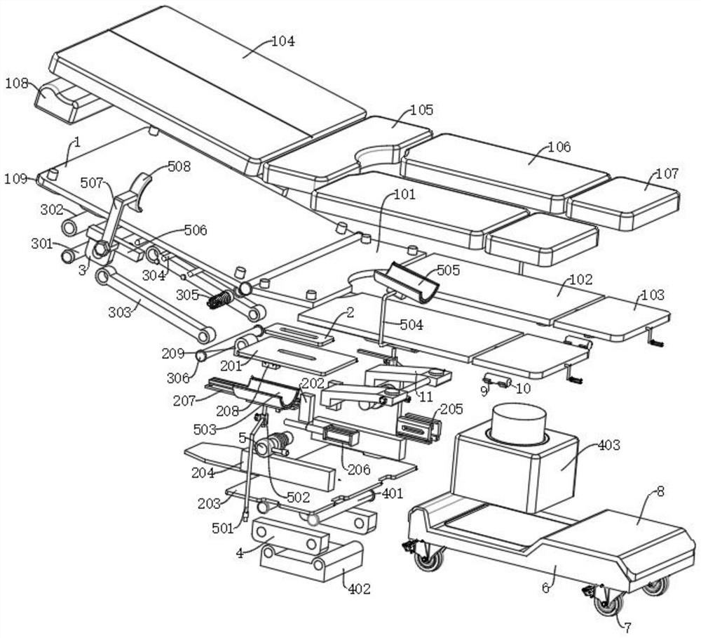 Supporting device for skin grafting of extremities in orthopedics