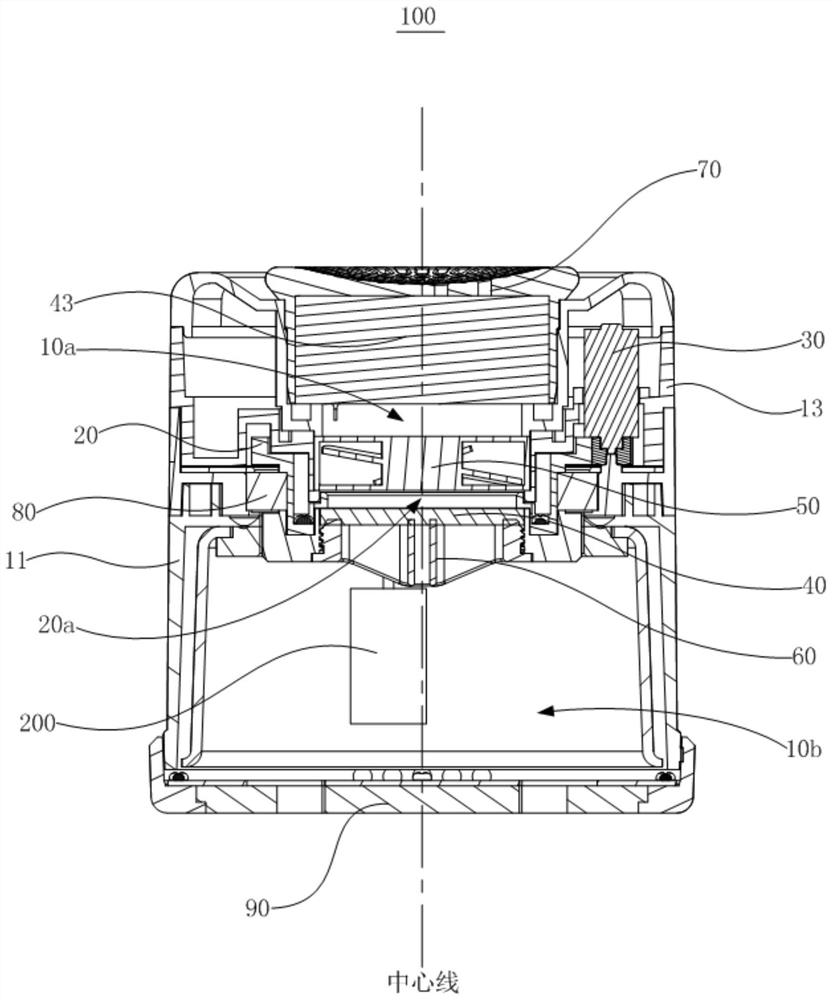 Portable rotary moxibustion tank