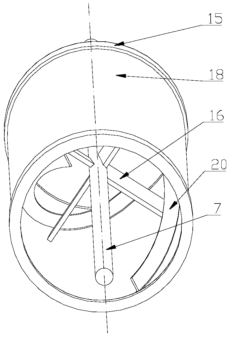 Physical strength and flexible helical blade-coupled walnut shell and kernel drum two-way separation equipment