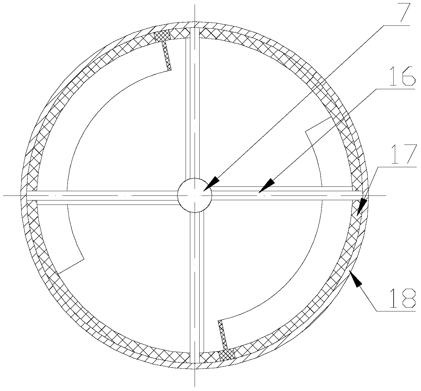 Physical strength and flexible helical blade-coupled walnut shell and kernel drum two-way separation equipment