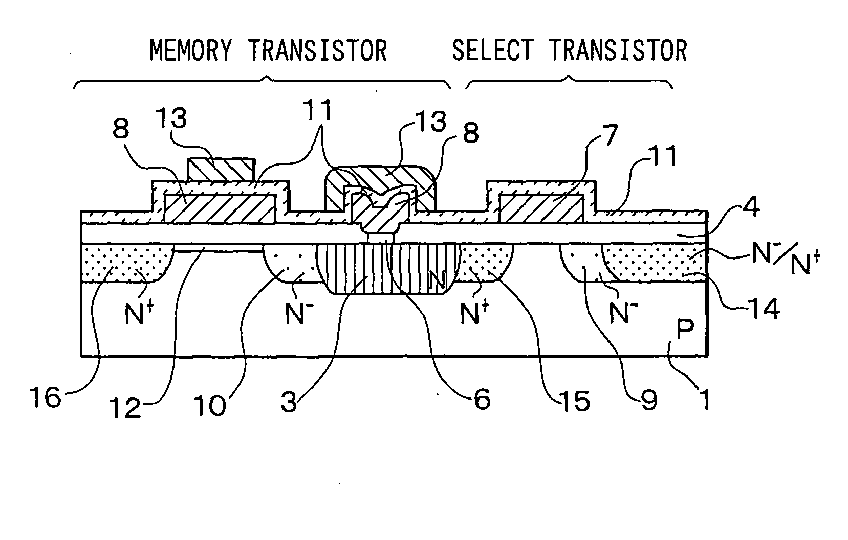 EEPROM and EEPROM manufacturing method