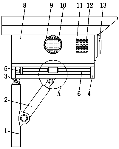 Gun-shaped camera with moisture-proof and heat-dissipation functions