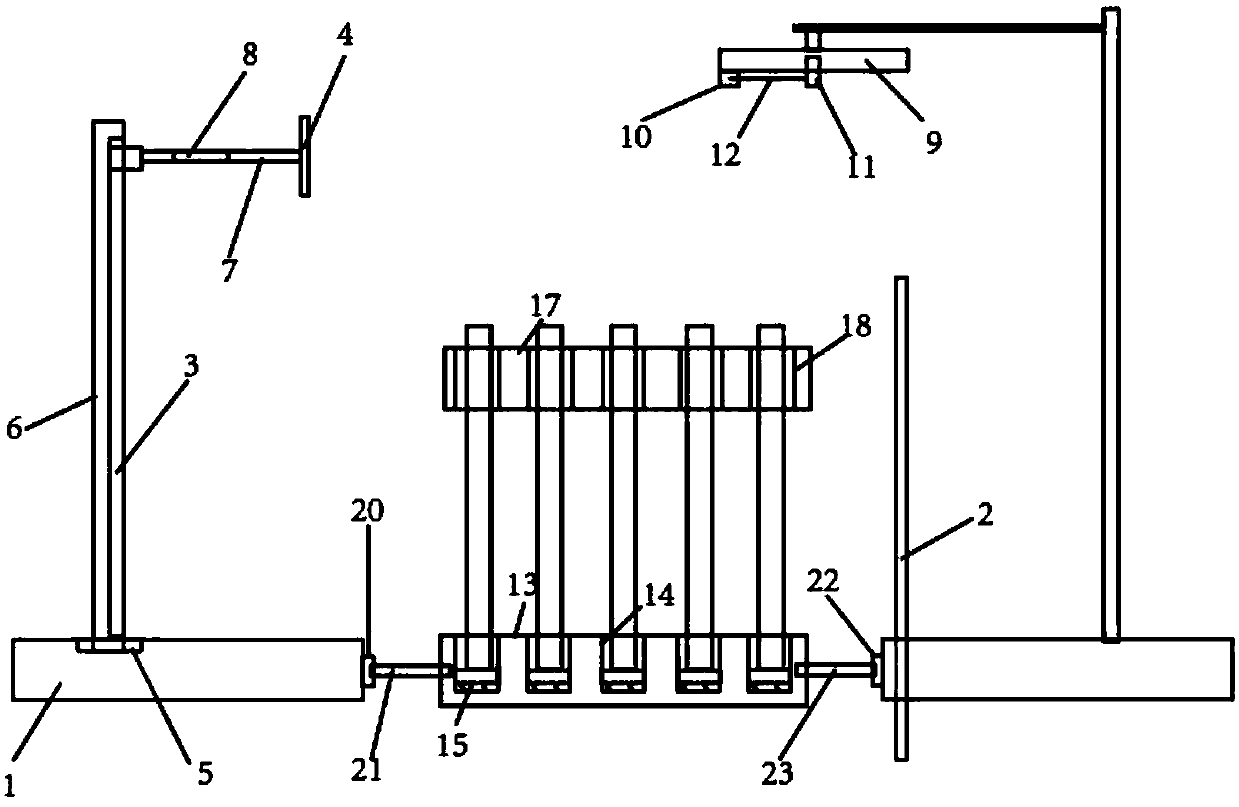 Plastic film overturning and heat-sealing platform