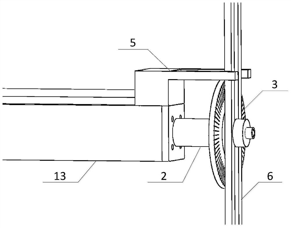 A large dynamic performance testing device and method of an inertial measurement unit