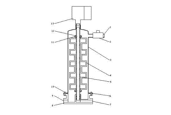 Rotary type ceramic water purifier