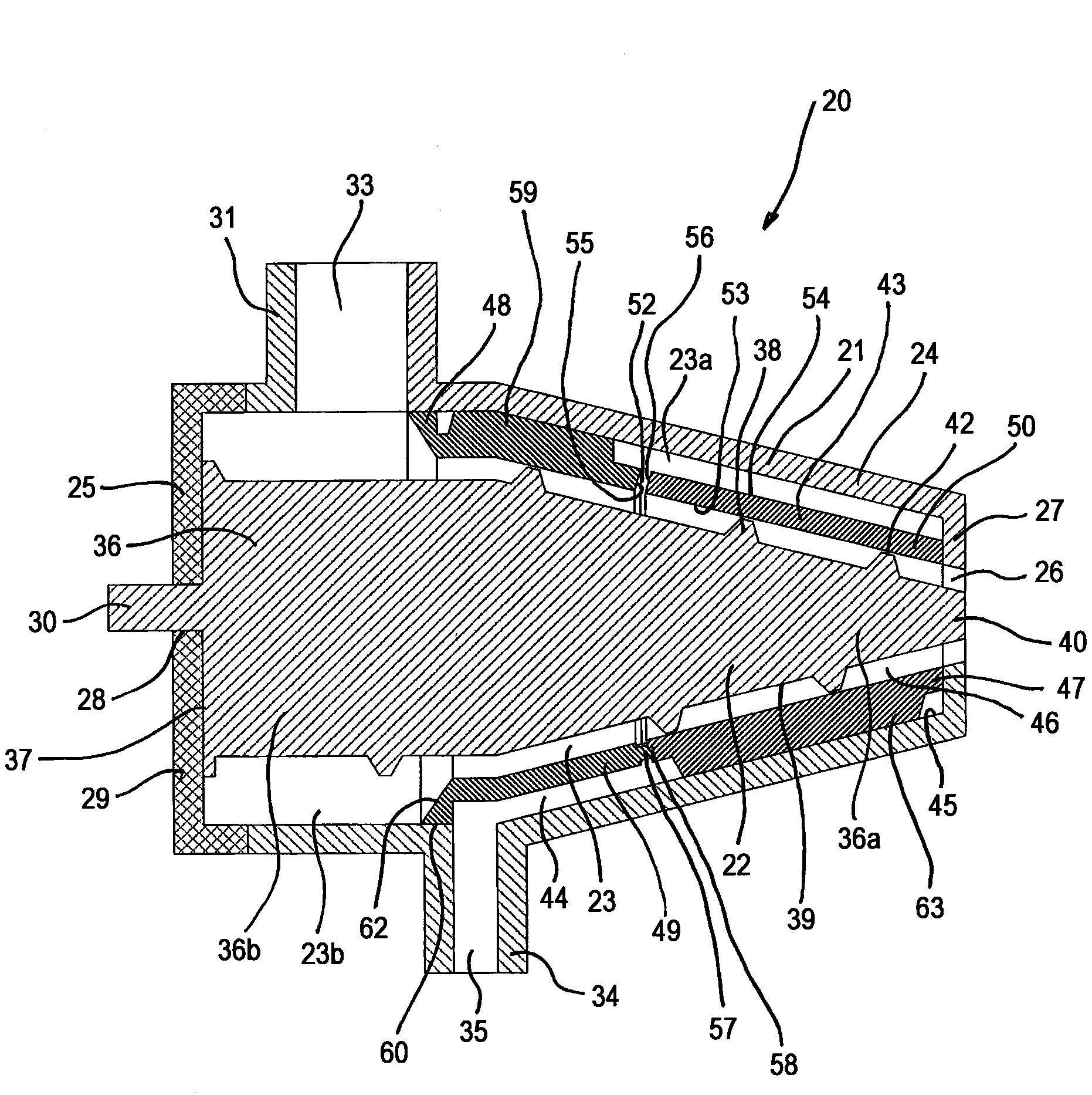 A masticating separator for separating fruit or vegetable juice from fruit or vegetable pulp