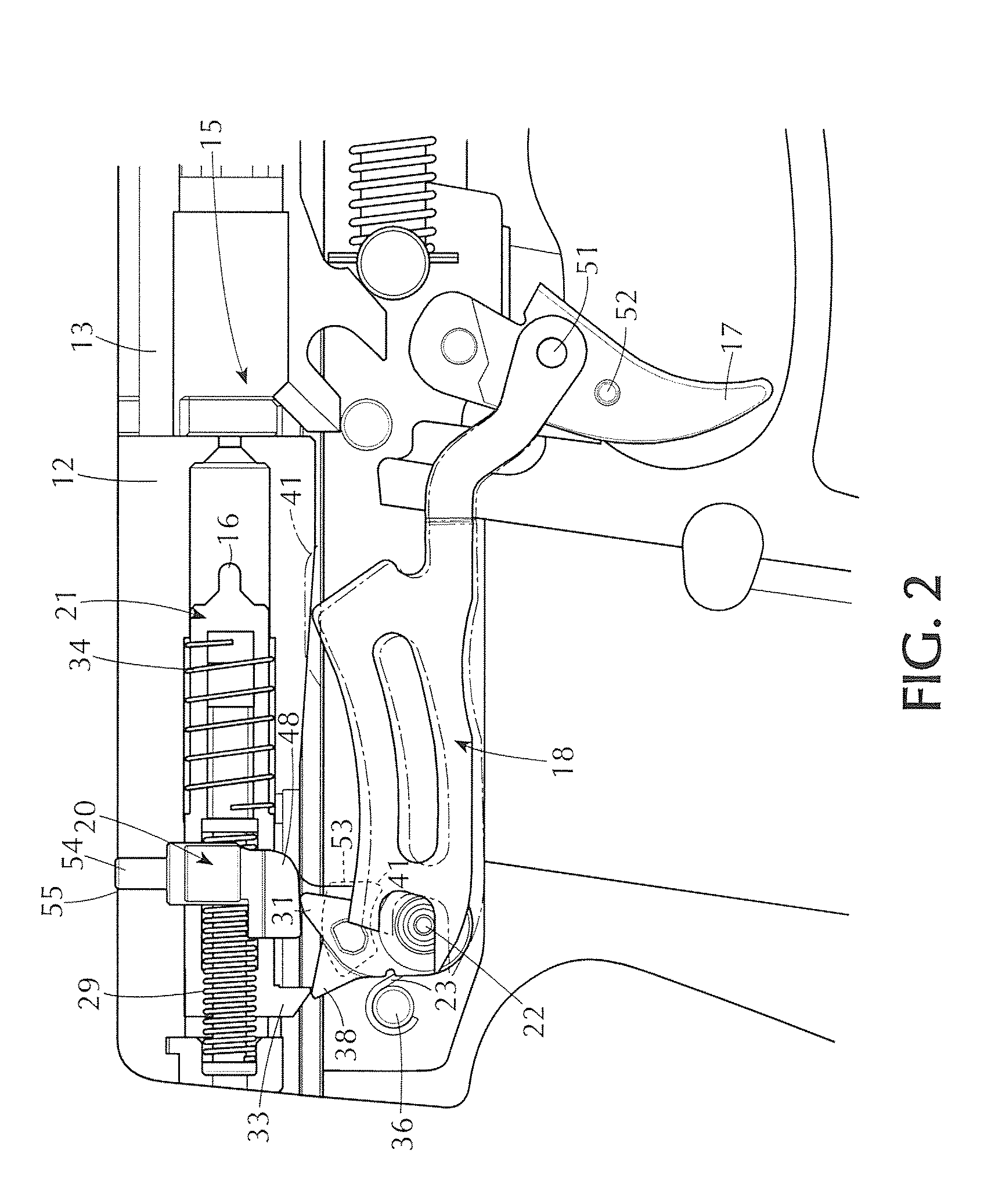 De-cocking mechanism for striker-fired semi-automatic pistols