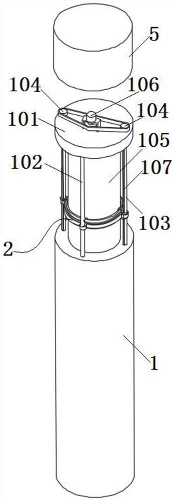 A landscape lamp with cleaning function