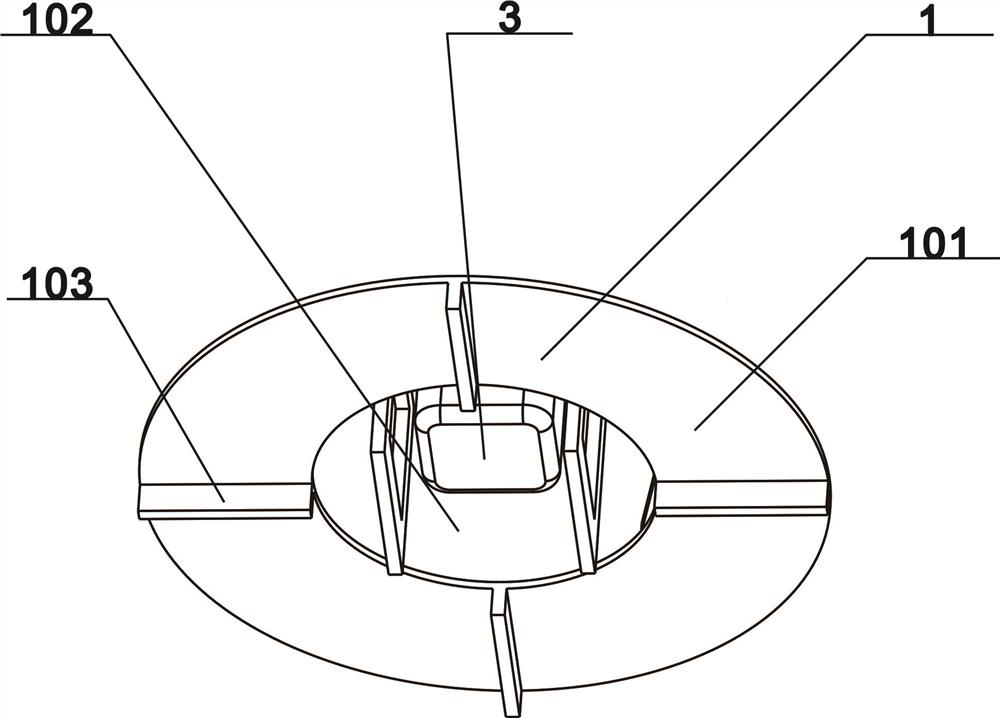 An automatic fumigation device for moxa sticks for moxibustion beds