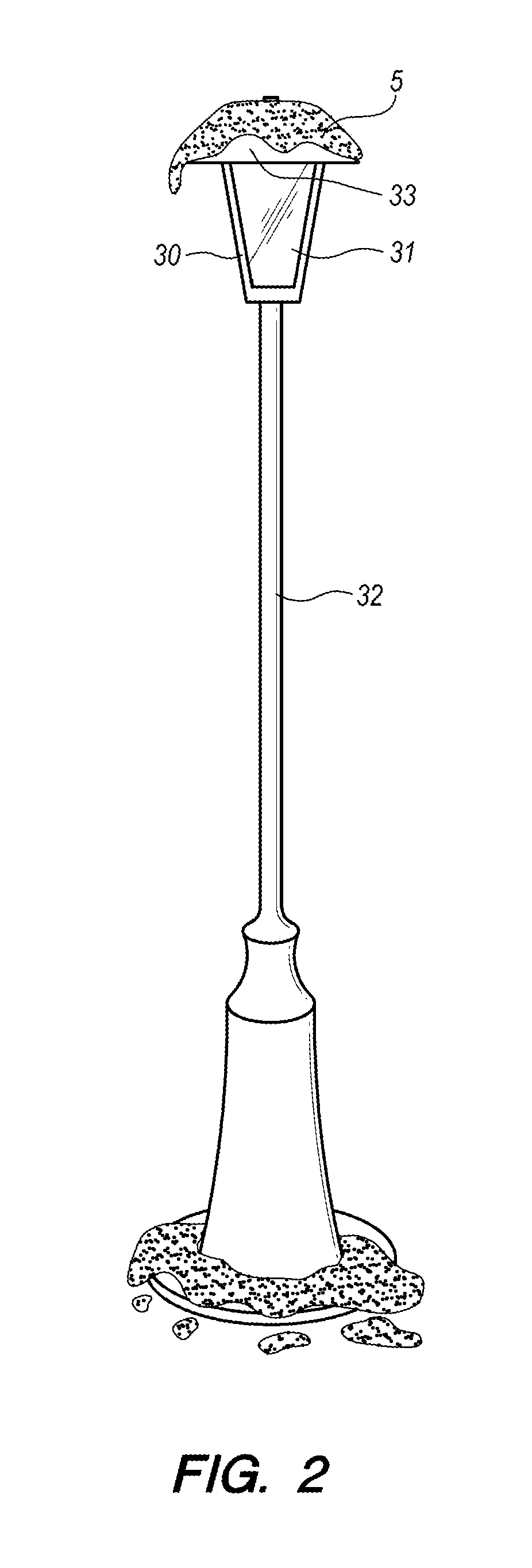 Illuminated artificial snowmaking method and apparatus