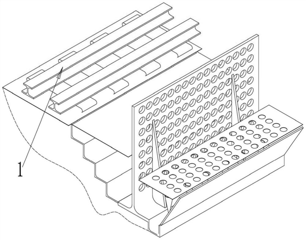 Construction process of novel counterfort retaining wall